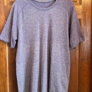 lululemon athletica Heathered Purple Short Sleeve Tee